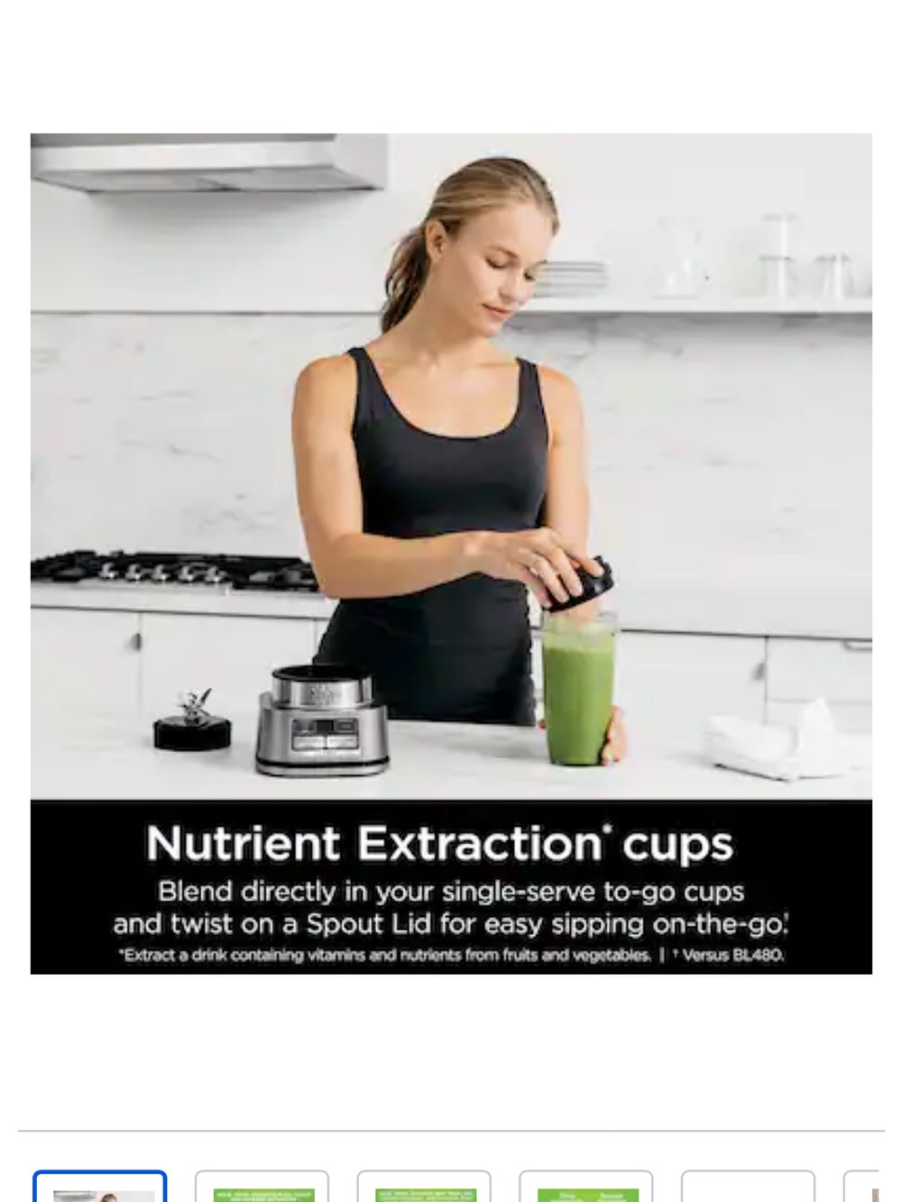 Ninja Fooodi Power Nutri Duo Blender - Picture 3 of 7